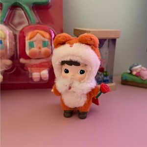 Authentic Popmart Hacipupu Snuggle With You Series Cute Fox Costume Figurine